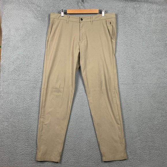 lululemon athletica Other - Lululemon‎ Commission Pant Men's Size 36 Trench Tan Warpstreme Stretch Chino